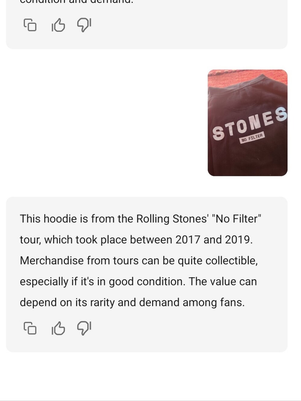 Vintage Rolling STONES  Red Graphic Tongue Logo - Picture 6 of 6